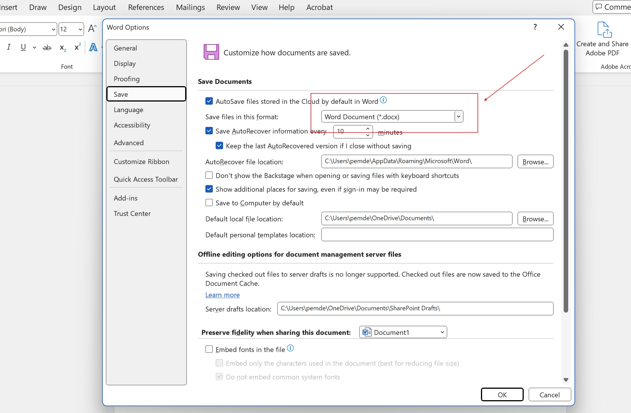 Cara Mengganti Format Penyimpanan File Secara Default Ms Word