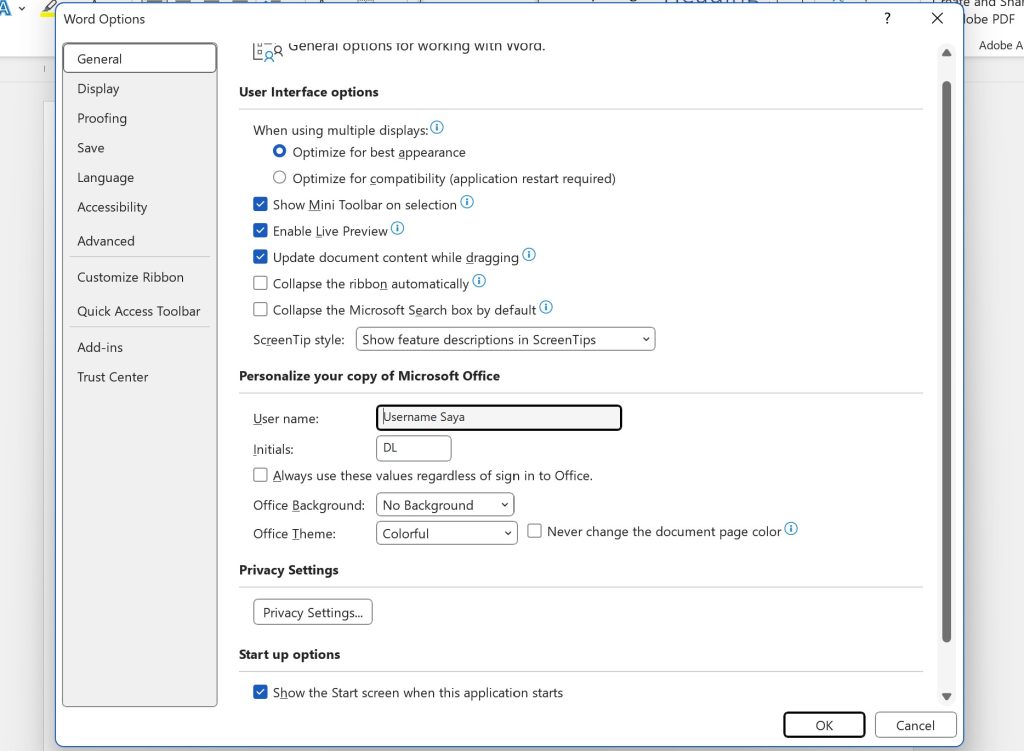 Cara Mengganti Nama Author Dokumen Ms Word