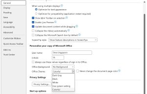 Cara Mengganti Warna Tampilan MS Word