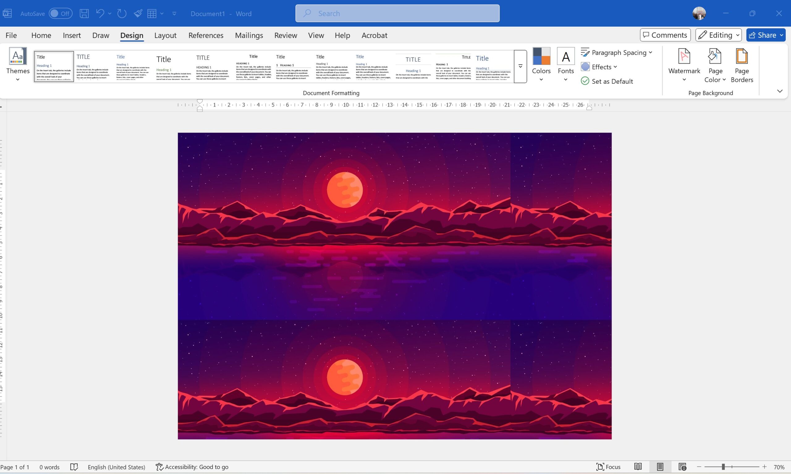 Cara Memberi Latar Belakang Gambar pada Halaman di Ms Word