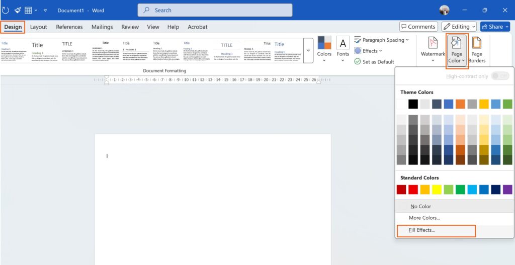 Cara Memberi Latar Belakang Gambar pada Halaman di Ms Word
