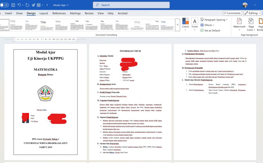 Cara Membuat Border Tampil pada Halaman Pertama Saja di Ms Word