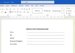Cara Membuat Titik-titik Secara Otomatis di Ms Word