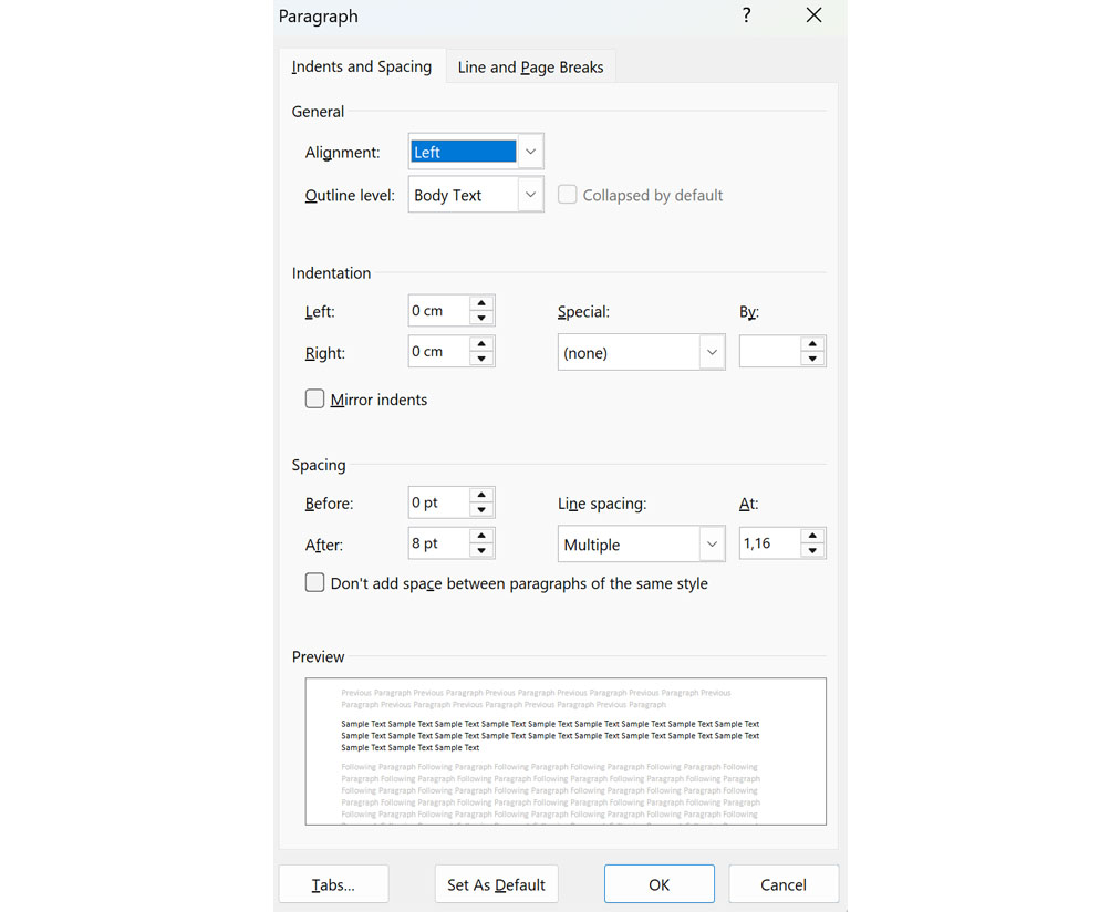 Cara Membuat Titik-titik Secara Otomatis di Ms Word