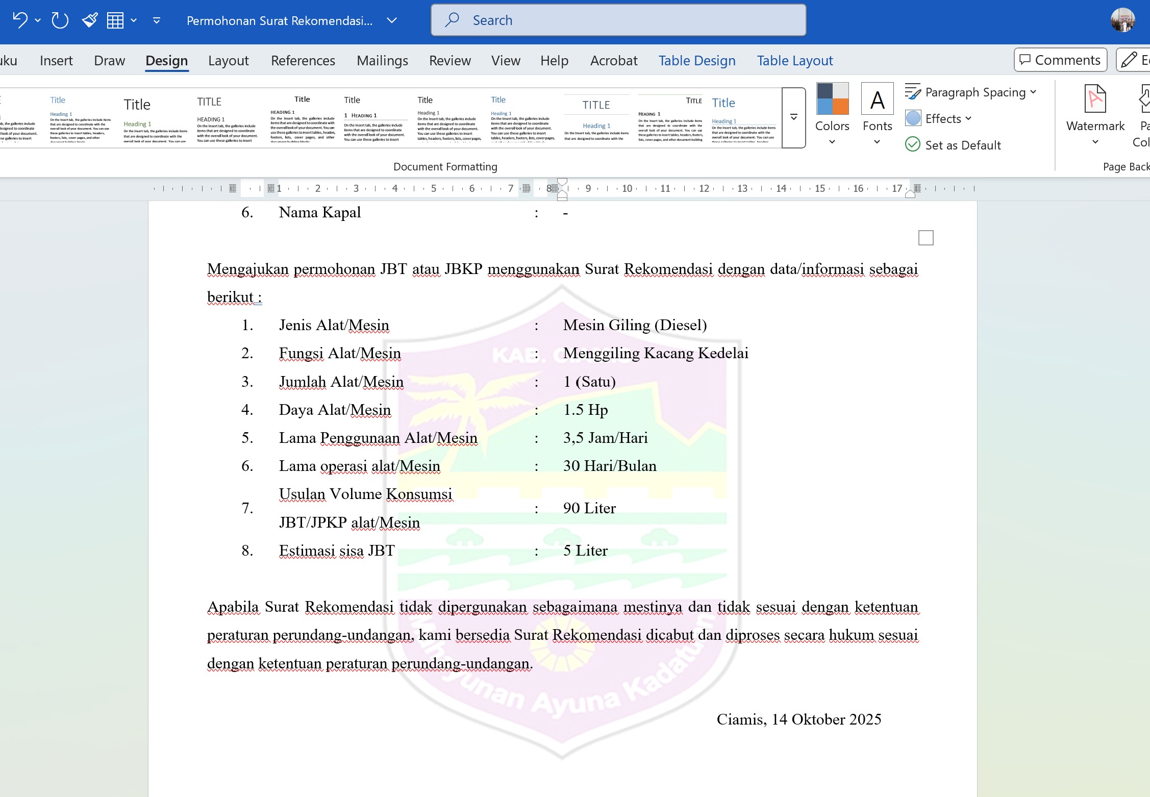 Cara Membuat Watermark di Ms Word