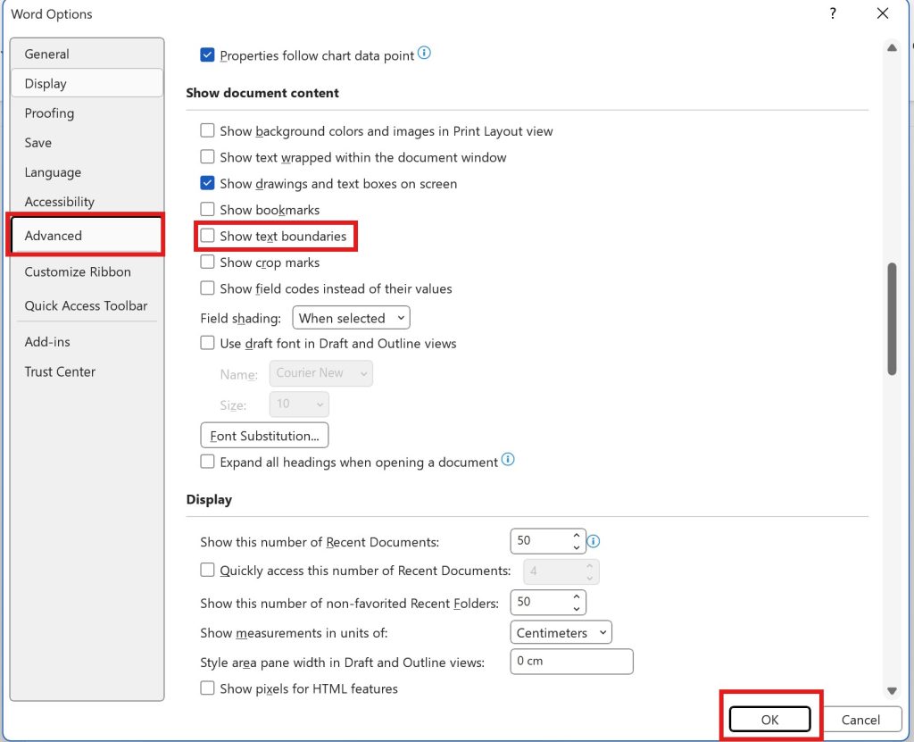 Cara Menampilkan Batas Sisi Teks di Ms Word