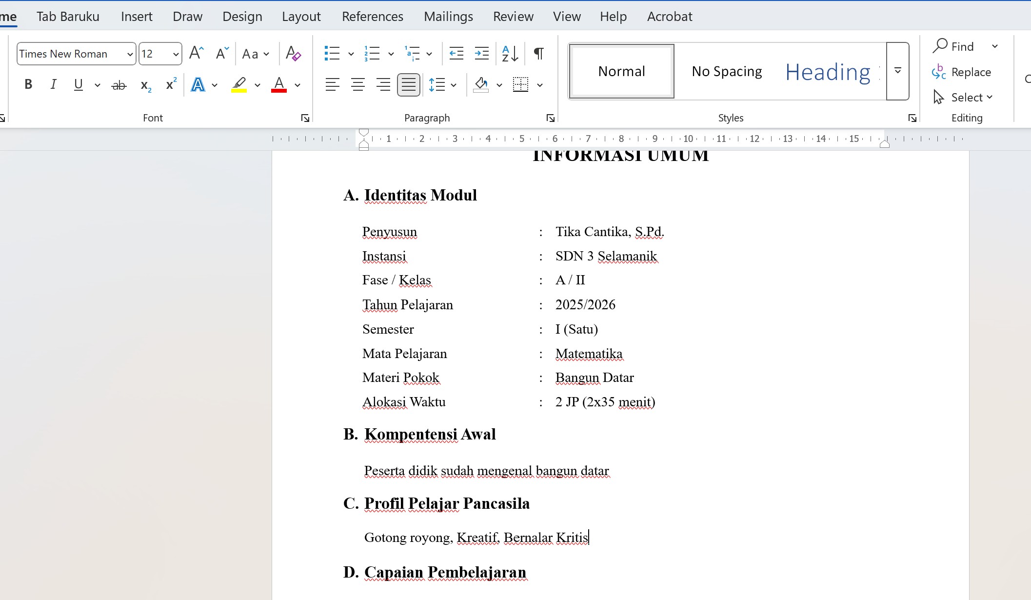Cara Mengganti Jenis Font Secara Default di Ms Word