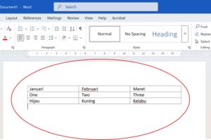 Cara Mengonversi Teks Menjadi Tabel di Ms Word