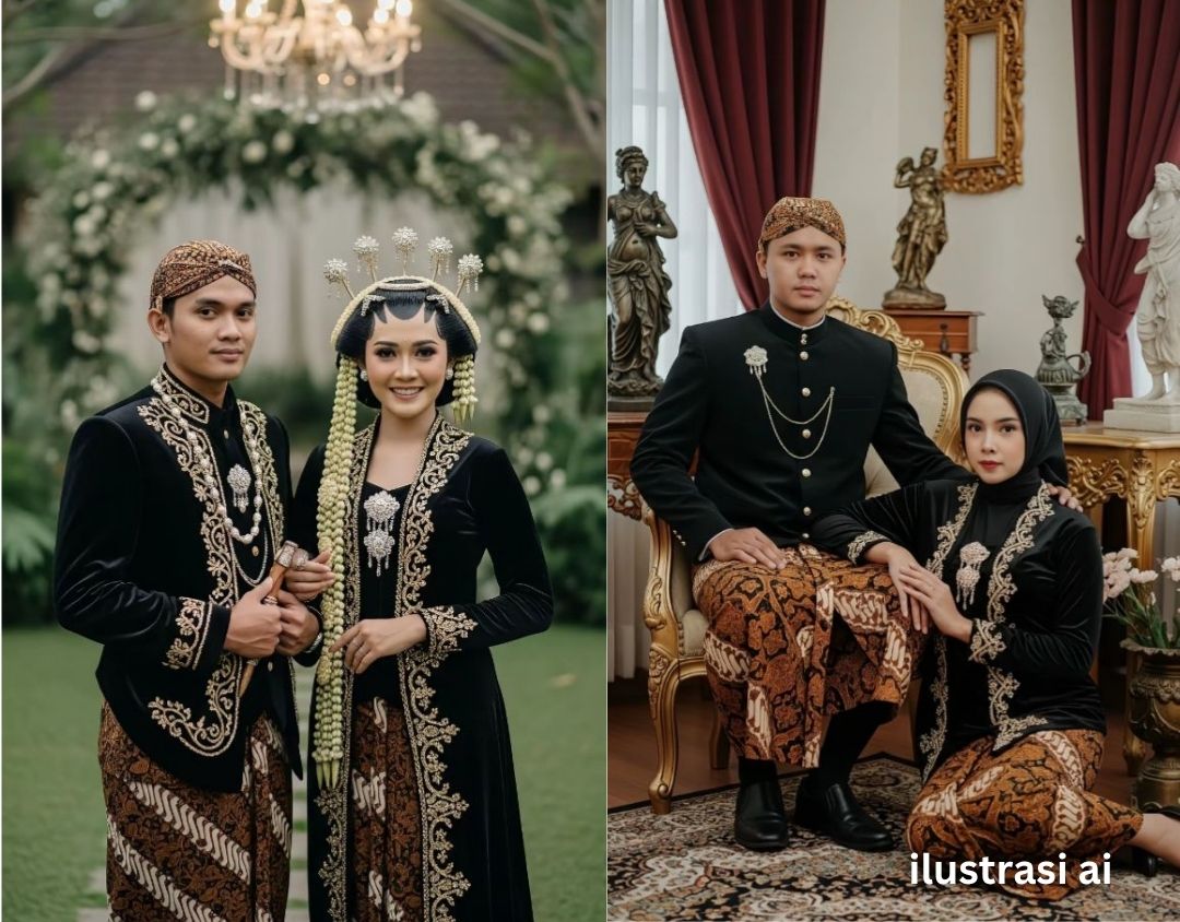 Prompt Gemini AI Foto Pasangan Prewedding Adat Jawa