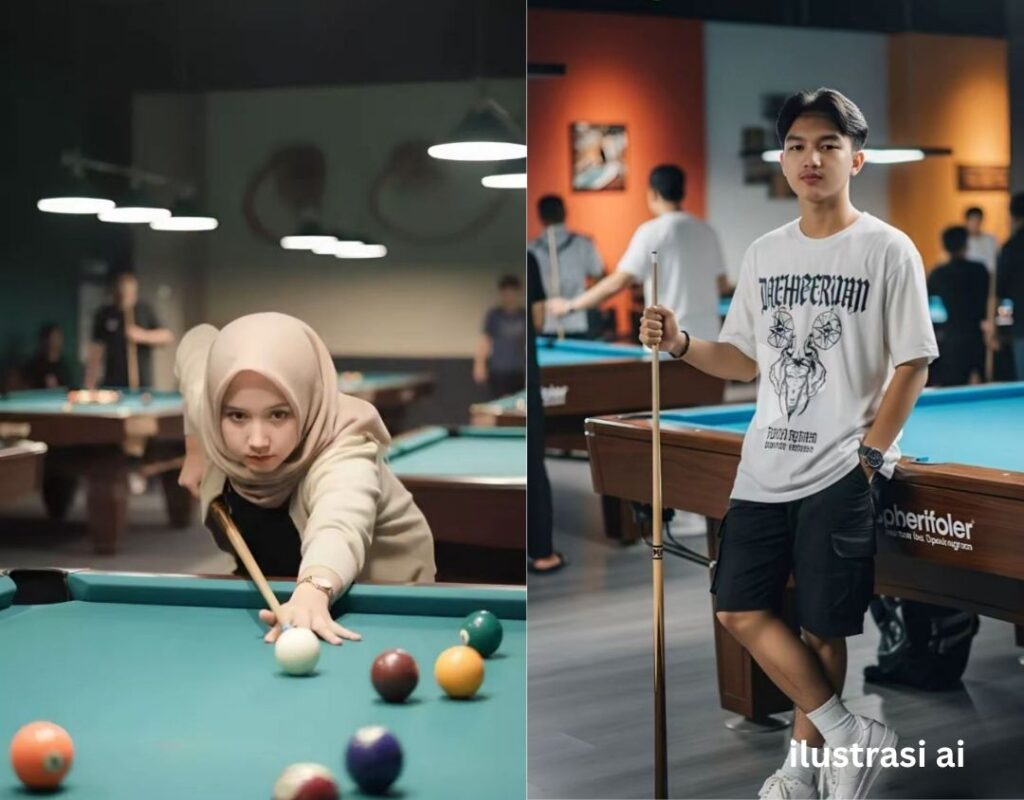 Prompt Gemini Ai Edit Foto Sendiri Sedang Bermain Billiard