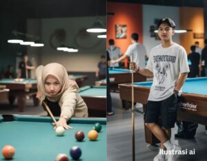 Daftar Teks Prompt Gemini Ai Edit Foto Sendiri Sedang Bermain Billiard