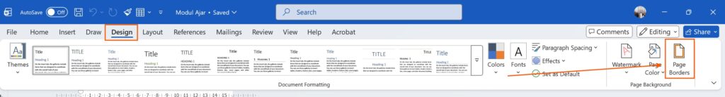 Tab Design