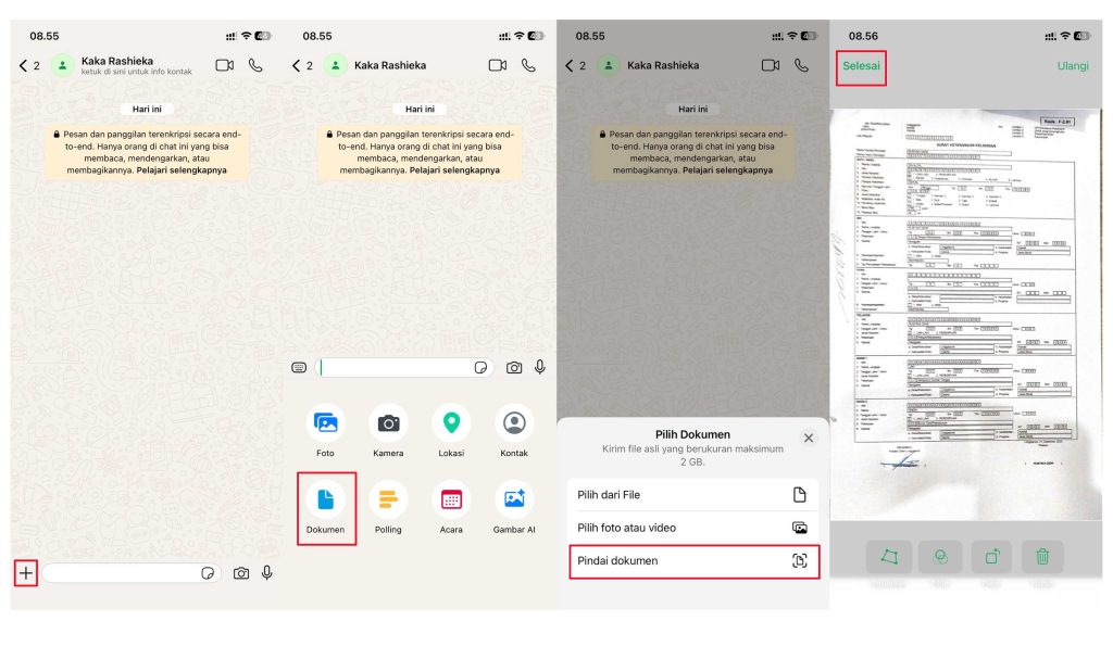 Cara Scan PDF di Whatsapp Gratis Tanpa Watermark