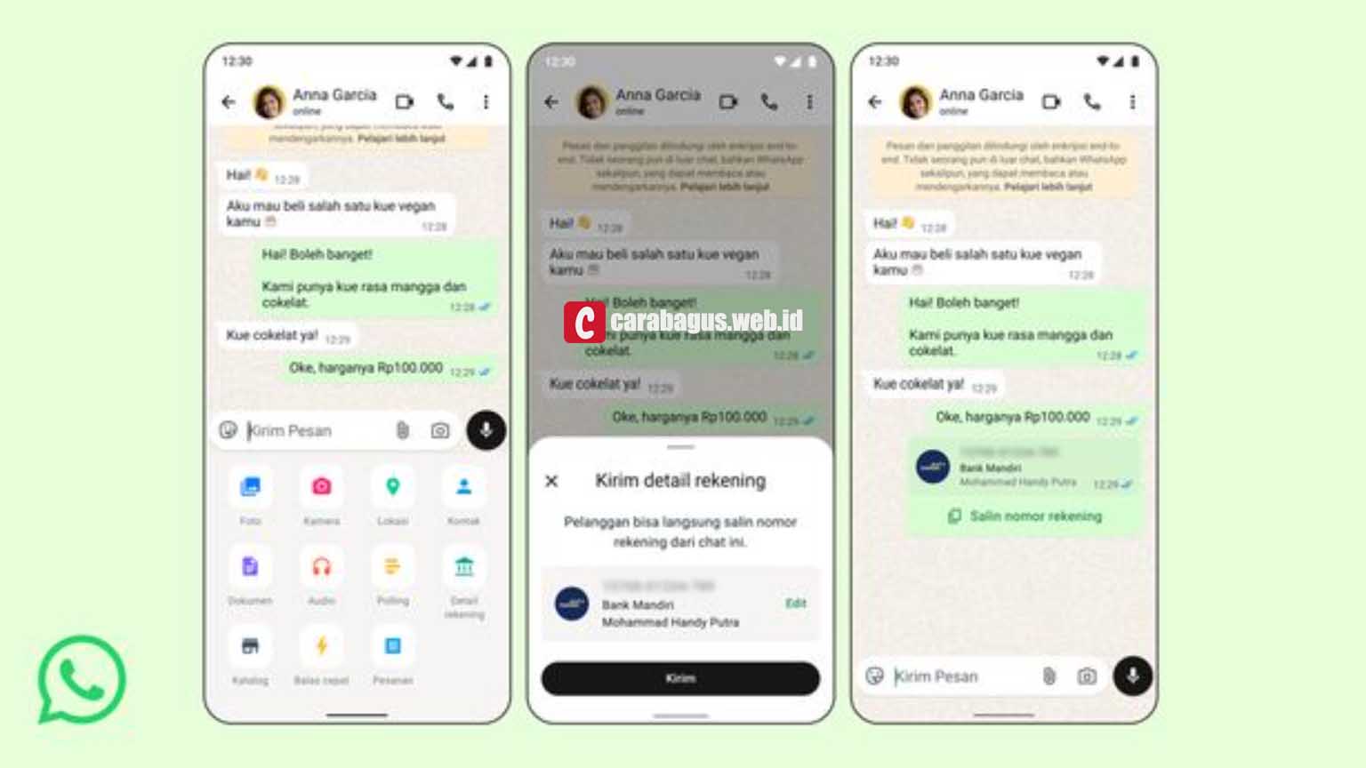 Fitur Baru Whatsapp bisa Salin Rekening Sekali Klik, Bikin Mudah Transaksi UMKM